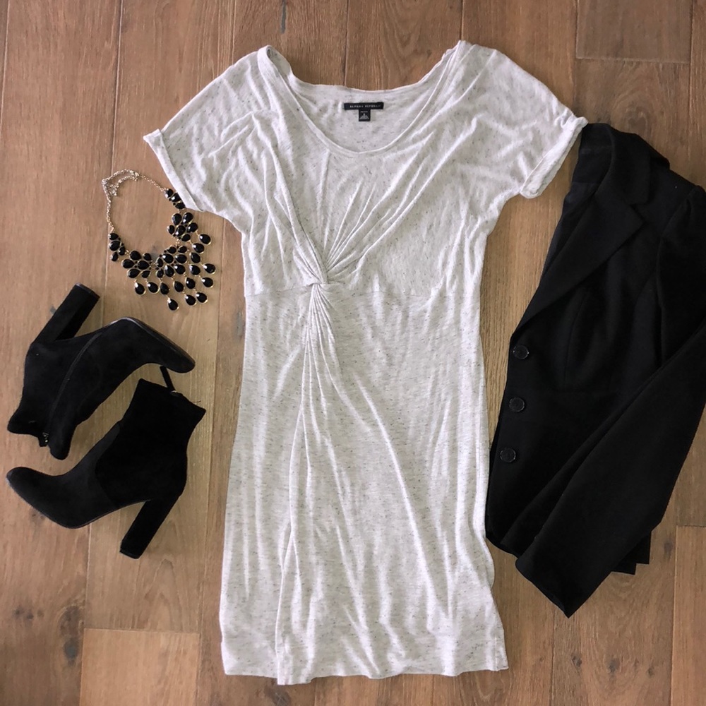 Banana republic petite small gray dress